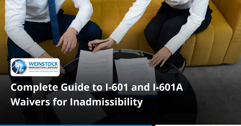 I-601 and I-601A Waivers for Inadmissibility